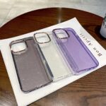 SKY CASE PVC С БРОКАТ iPhone 15 / черен / - Image 4