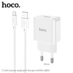 Адаптер HOCO 220V   C106A 2.1A USB MICRO