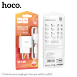 Адаптер HOCO 220V   C106A 2.1A USB MICRO - Image 2