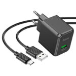 HOCO 220V  CS12A 18W QC3 Fast USB A Port  TYPE C USB