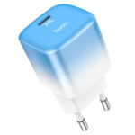 Адаптер HOCO  220V C101A 20W Fast Charging  USB C Port Синьо