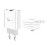 Адаптер HOCO 220V  C81A 2.1A Micro USB - Image 2