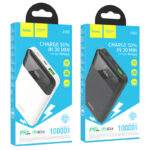 Power Bank 10000mAh HOCO J102 20W PD Fast Charge / черен / - Image 2