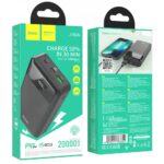 Преносима Батерия Power Bank 20000mAh HOCO J102A 20W PD Fast Charge черна - Image 2