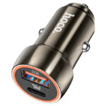 Адаптер 12V HOCO Z46A 20W  QC3.0 сиво