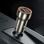 Адаптер 12V HOCO Z46A 20W  QC3.0 сиво - Image 4