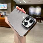 SKY CASE PVC С БРОКАТ iPhone 15 PRO / черен /
