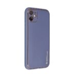 Силиконов калъф Leather Case LUX IPhone 11 / син /
