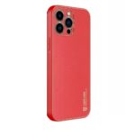 Силиконов калъф Leather Case LUX IPhone 12 / червен /