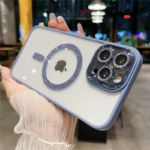 MagSafe Glitter Case iPhone 13 PRO MAX / светло лилав / - Image 2