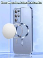 Силиконов калъф MagSafe MATTE Samsung S23 / черен / - Image 4