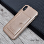PULOKA LEATHER APPLE  iPHONE X / XS / 10 / CD19001 / златен /