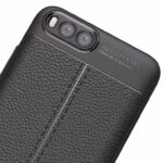 Силиконов калъф LEATHER Apple iPhone 7 / 8 / SE 2020 / SE 2022 / черен /