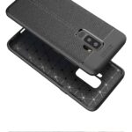 Силиконов калъф LEATHER Apple iPhone XS MAX / черен / - Image 3