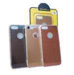 Имитация на Метал / Силиконов калъф IPhone 7 / 8 / SE2020 / Златен / - Image 2