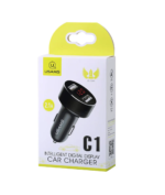 Адаптер 12V USAMS CC045 LCD 2 USB 2.1A