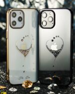 Kingxbar с кристали на Swarovski Apple IPhone 12 / 12 PRO / черен / - Image 3