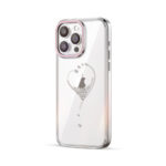 Kingxbar с кристали на Swarovski Apple IPhone 15 PRO MAX / сив / - Image 2