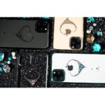 Kingxbar с кристали на Swarovski Apple IPhone 12 / 12 PRO / черен / - Image 4