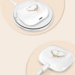 Kingxbar - Лицензиран калъф с камъни Swarovski за Apple AirPods 3, Прозрачен - Image 5