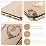 Kingxbar с кристали на Swarovski Apple IPhone 11 / златен / - Image 2