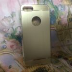 Имитация на Метал / Силиконов калъф IPhone 6 / 6S / Розово злато /