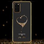 Kingxbar с кристали на Swarovski SAMSUNG S20 /черен / - Image 4