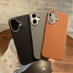 Apple iPhone 16 PRO MAX Силиконов калъф LEATHER