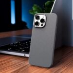 Apple iPhone 16 PRO MAX Силиконов калъф LEATHER - Image 4