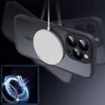 Калъф Go Boy Акрилен Силикон Мат MagSafe / Черна рамка / за iPhone 17 Pro - Image 3