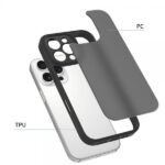 Калъф Go Boy Акрилен Силикон Мат MagSafe / Черна рамка / за iPhone 17 Pro - Image 2