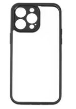 Калъф Go Boy Акрилен Силикон Прозрачен /Черна рамка/ за iPhone Air