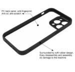 Калъф Go Boy Акрилен Силикон Прозрачен /Черна рамка/ за iPhone Air - Image 2