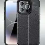 Калъф Wlons силикон Auto Focus / Като Кожа за iPhone Air / Черен
