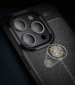 Калъф Wlons силикон Auto Focus / Като Кожа за iPhone 17 / Черен - Image 2