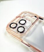 Калъф силикон Clear Camera Protect / Розов-прозрачен / за iPhone 17 - Image 2