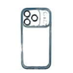 Калъф силикон Clear Camera Protect / Син-прозрачен / за iPhone 17 Pro Max
