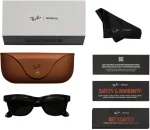 Ray-Ban Meta Wayfarer Gen1 AI Glasses - Matte Black/Graphite - Image 2