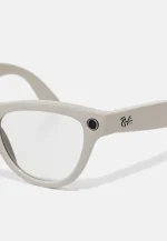 Ray-Ban Meta Skyler Gen1 AI Glasses - Shiny/Chalky Grey Transitions - Image 4